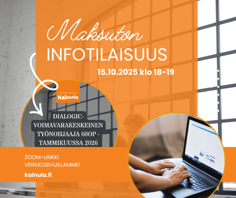Maksuton infotilaisuus 15.10 klo 18-19